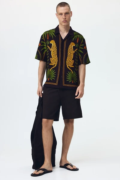 Relaxed-Fit Printed Resort Shirt