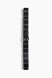 Grommet Leather Belt
