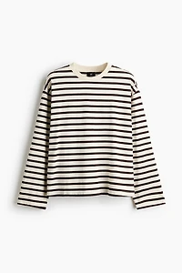 T-shirt à manches longues grande taille en jersey