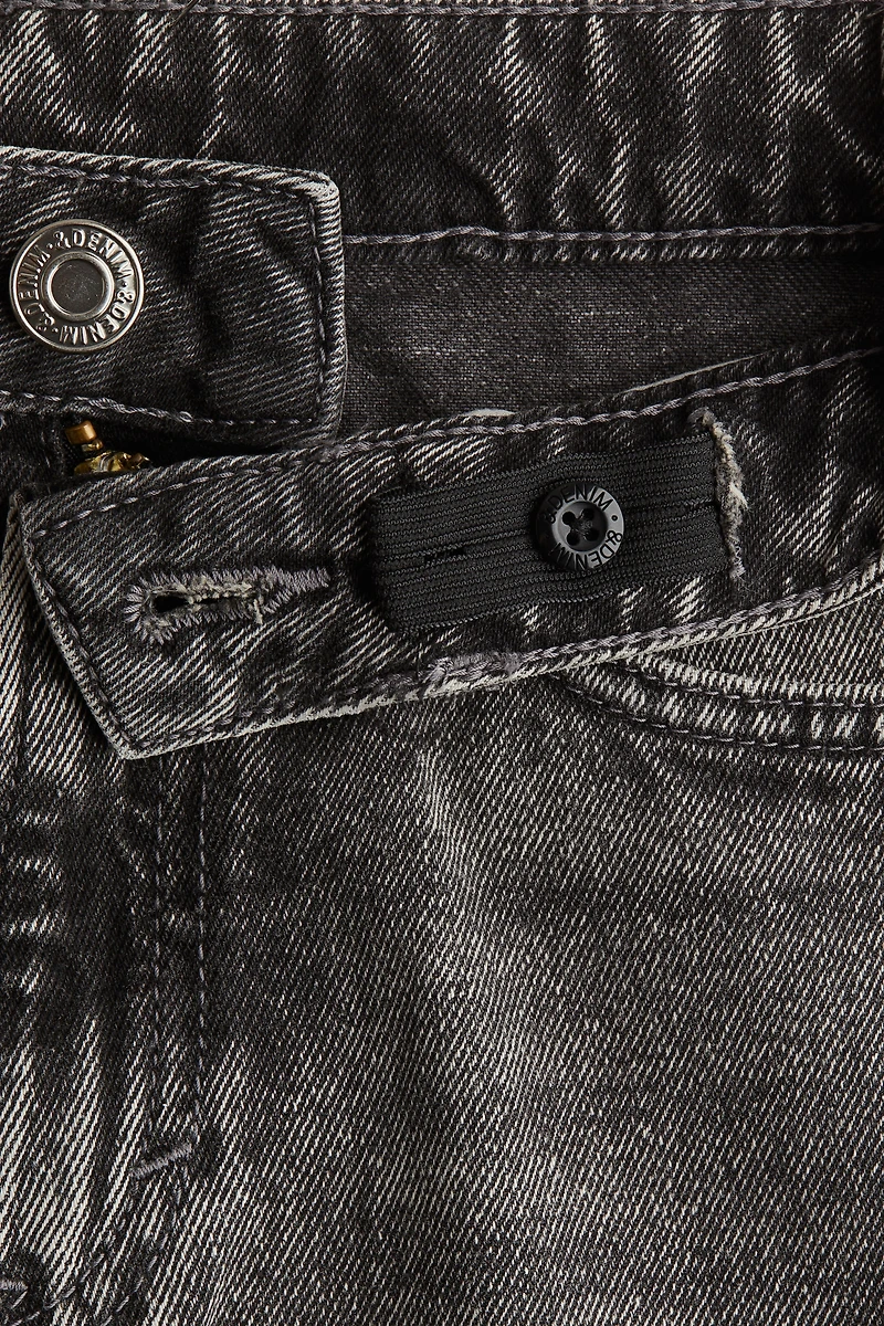 Loose Fit Bootcut Leg Jeans