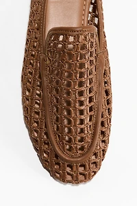 Mocassins en paille