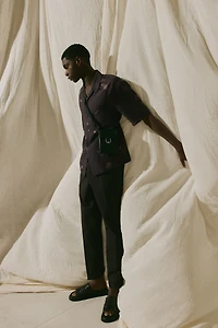 Chemise classique en lyocell mélangé