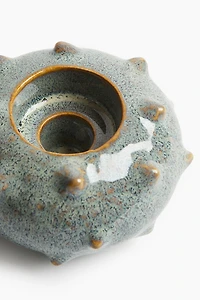 Stoneware Candlestick