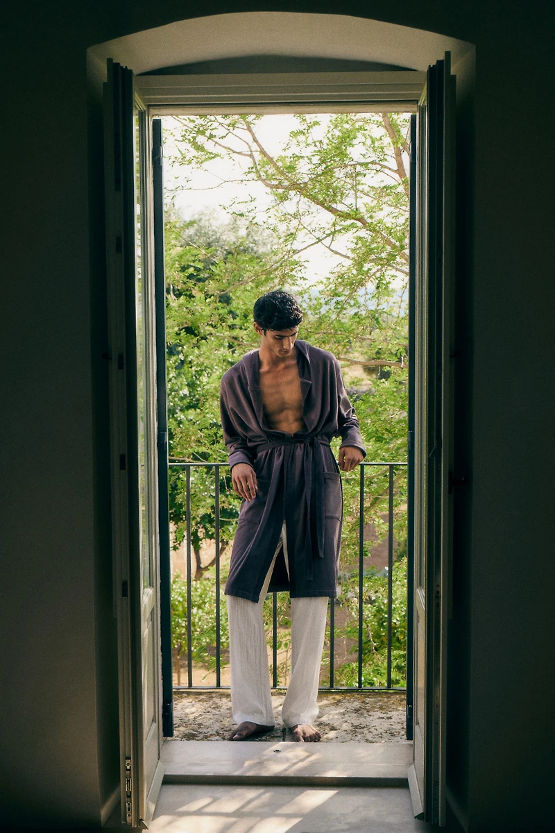 Velour Robe