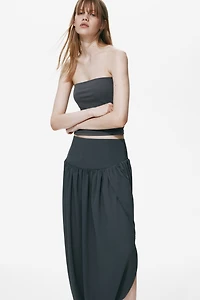 Bubble-Hem Tulip Skirt