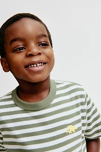 Embroidered-Detail T-Shirt