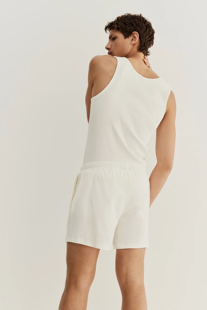 Débardeur et short de pyjama en coton