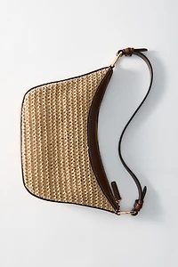 Sac à bandoulière avec détails en paille