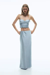 Satin Maxi Skirt