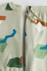 2-Piece Printed Sweatsuit