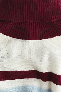 Intarsia-Knit Wool Sweater