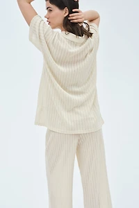 MAMA 2-Piece Crochet-Look Set