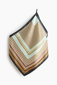Scarf-Look One-Shoulder Top