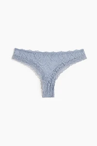 3-pack lace Brazilian briefs