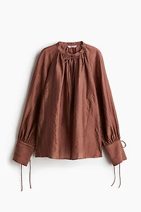 Lyocell-Blend Blouse