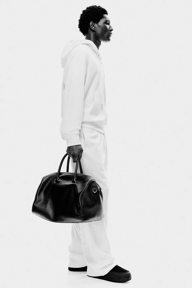 Loose-Fit Jersey Hooded Jacket