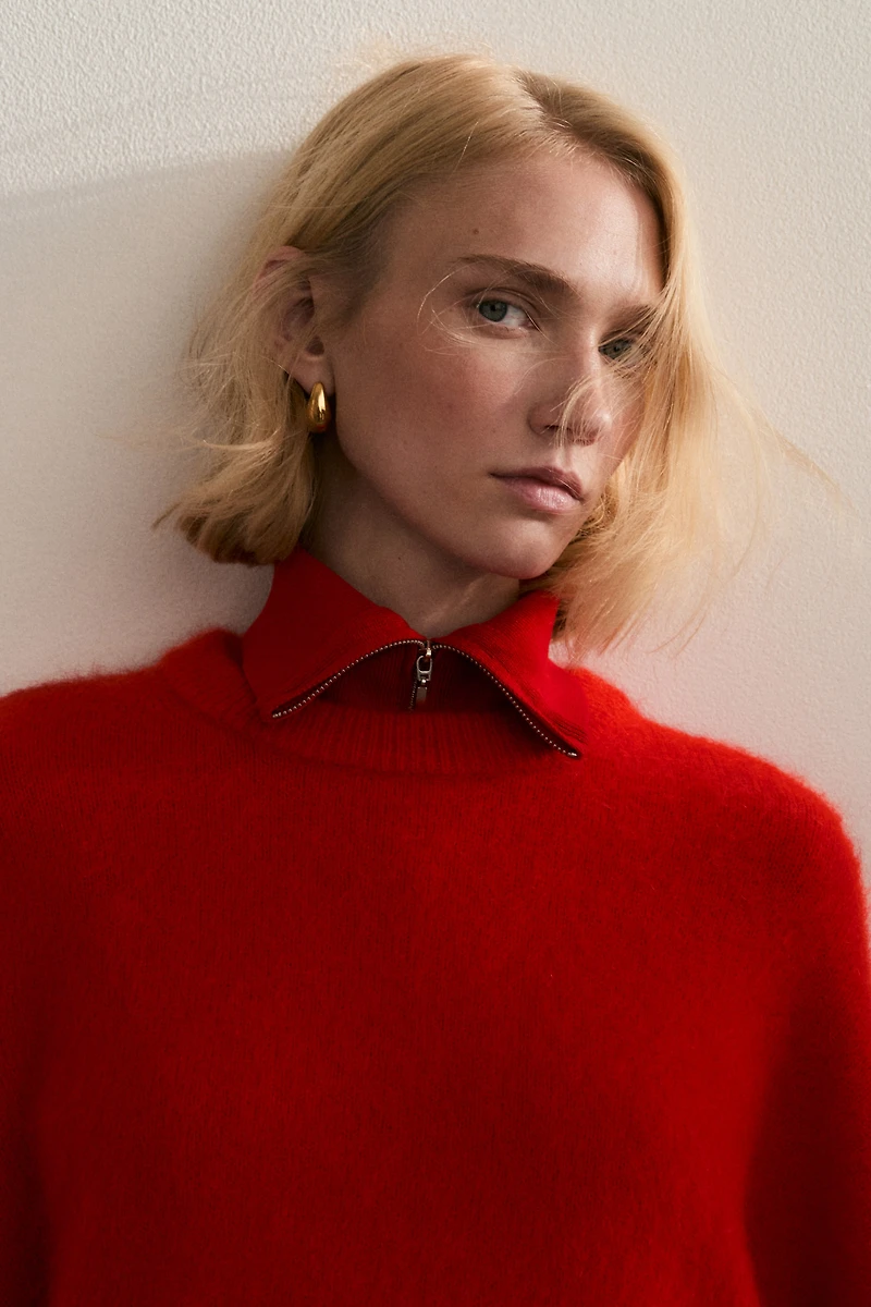 Oversized Mohair-Blend Sweater