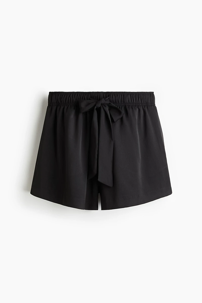 Twill Drawstring Shorts