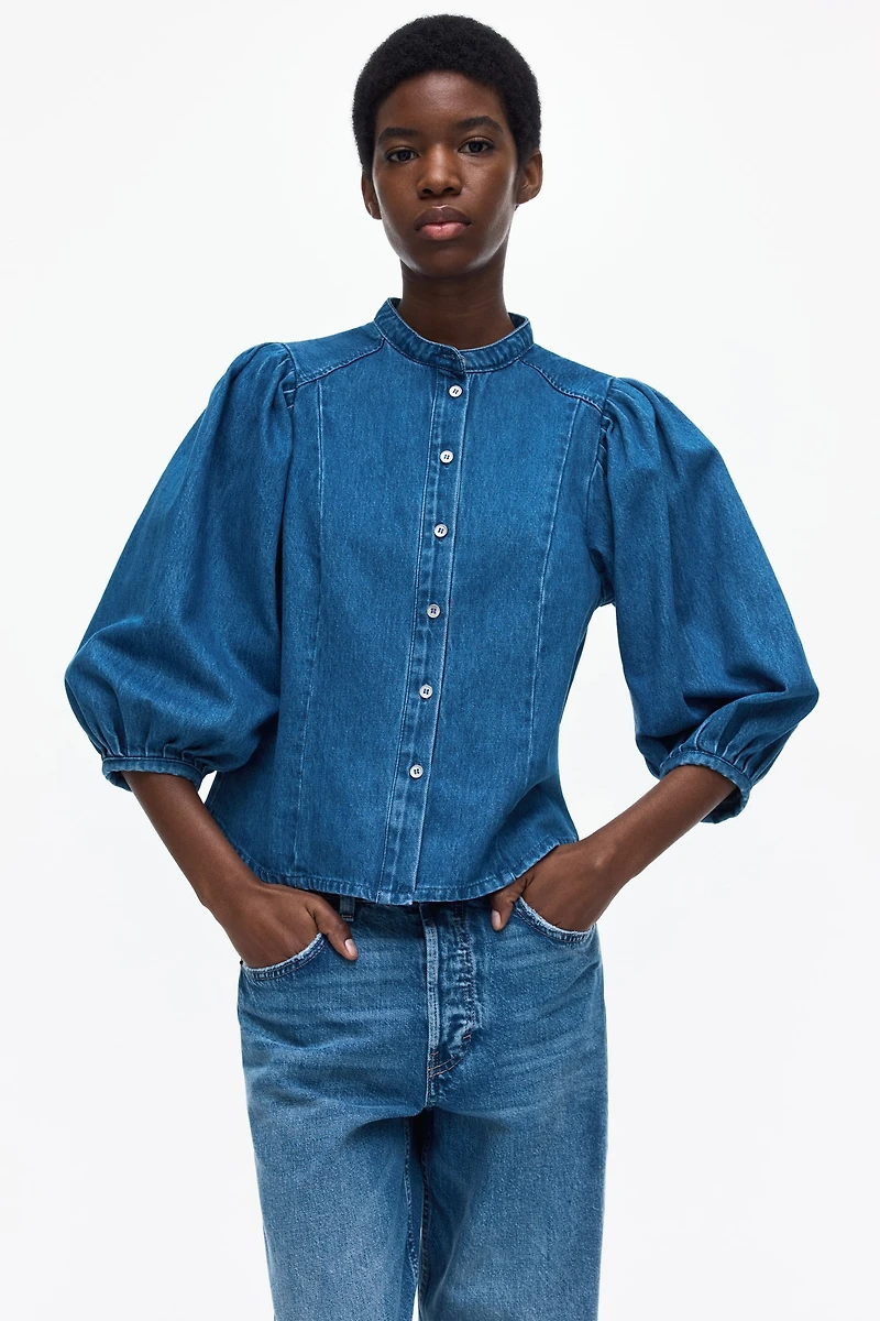 Blouse en denim