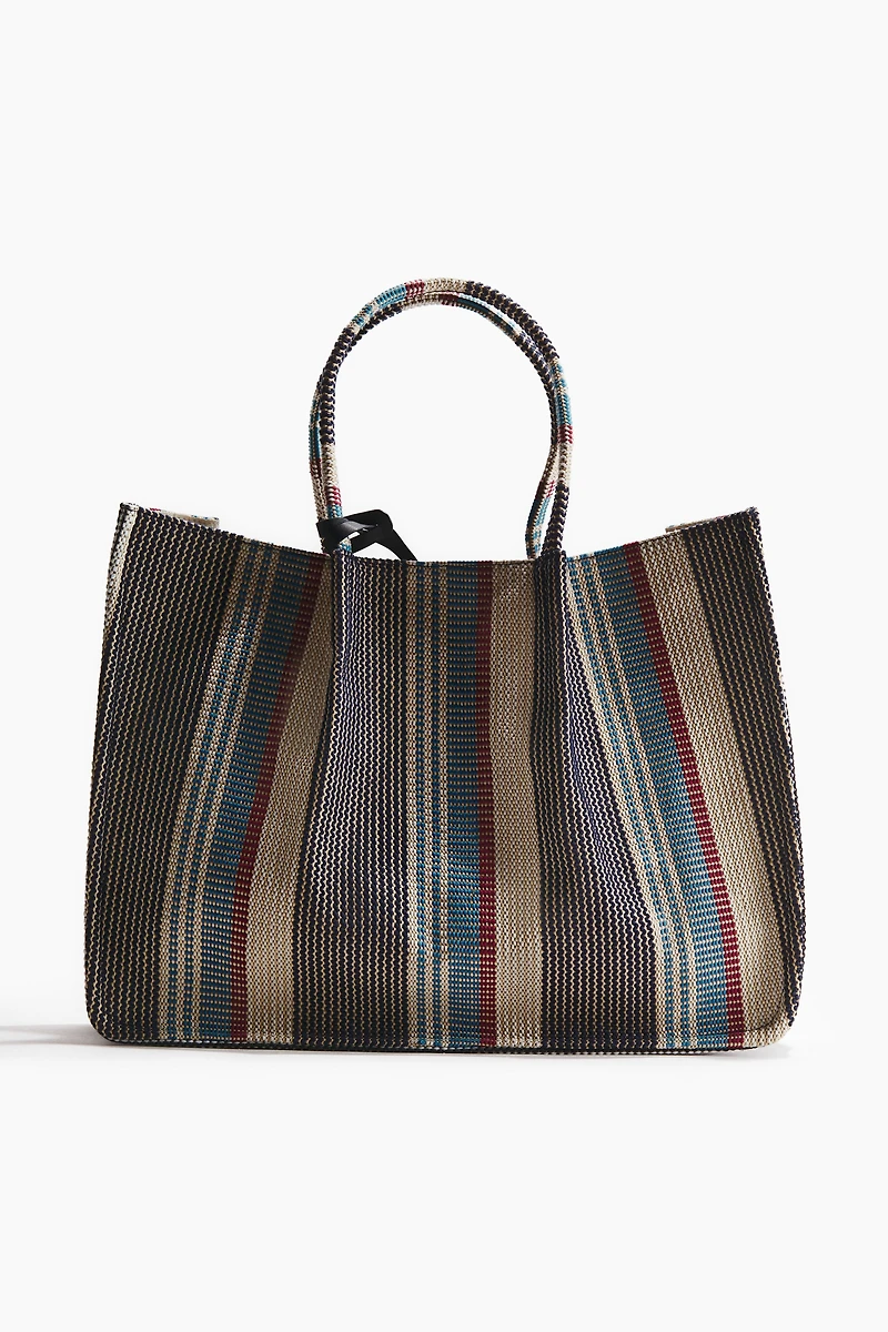 Fourre-tout en tissu jacquard