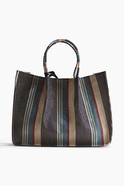 Fourre-tout en tissu jacquard