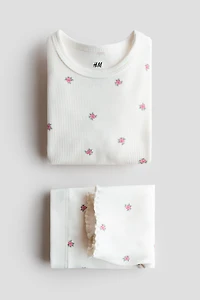 Ensemble 2 pièces en coton côtelé