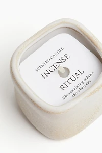 Scented Candle in Ceramic Holder