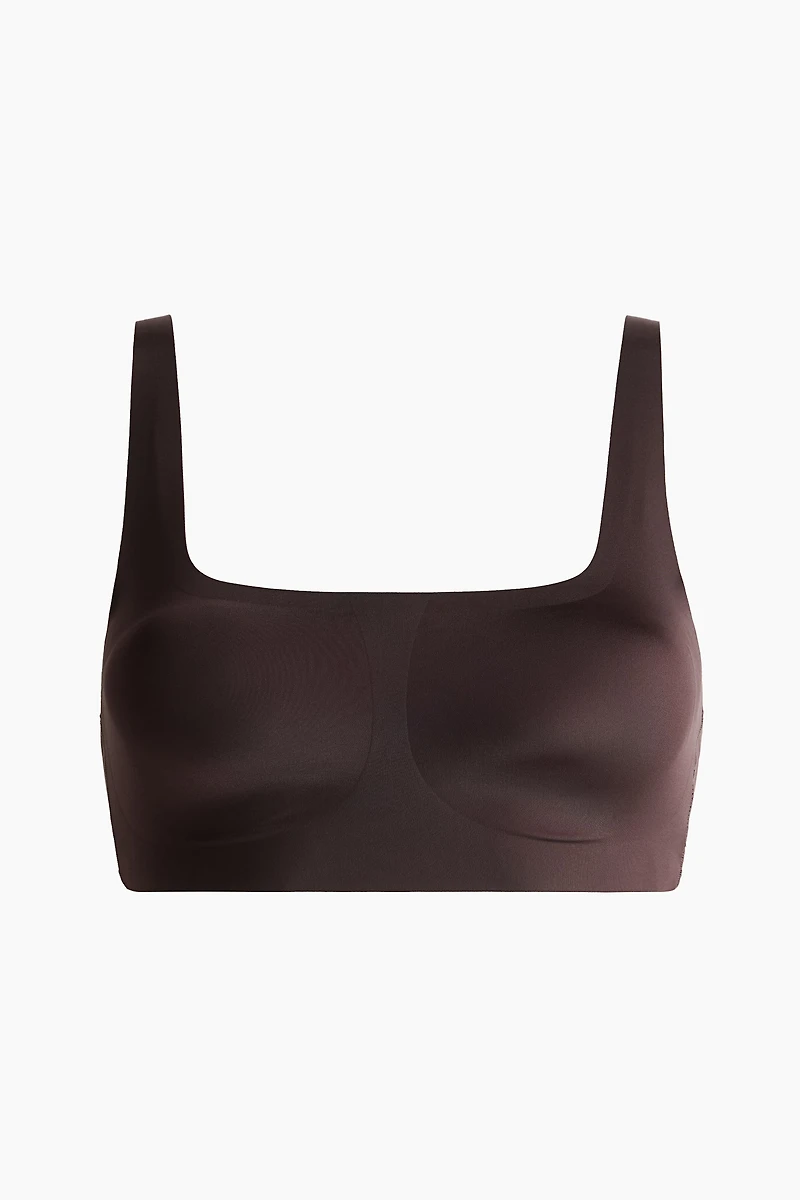Padded Soft-Cup Microfiber Bra