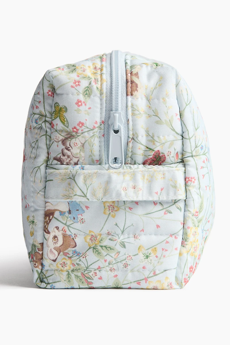 Quilted Cotton Diaper Bag