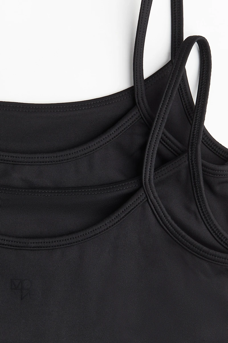 2-Pack Integral-Top Sports Tops with DryMove™