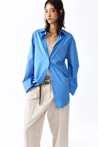 Pantalon effilé en lin mélangé