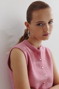 Gilet sans manches en tricot