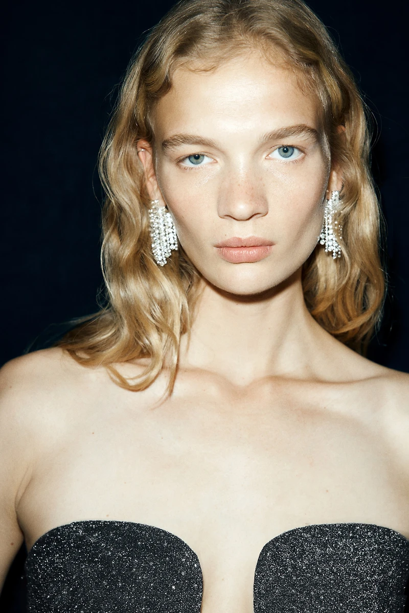 Robe bandeau scintillante