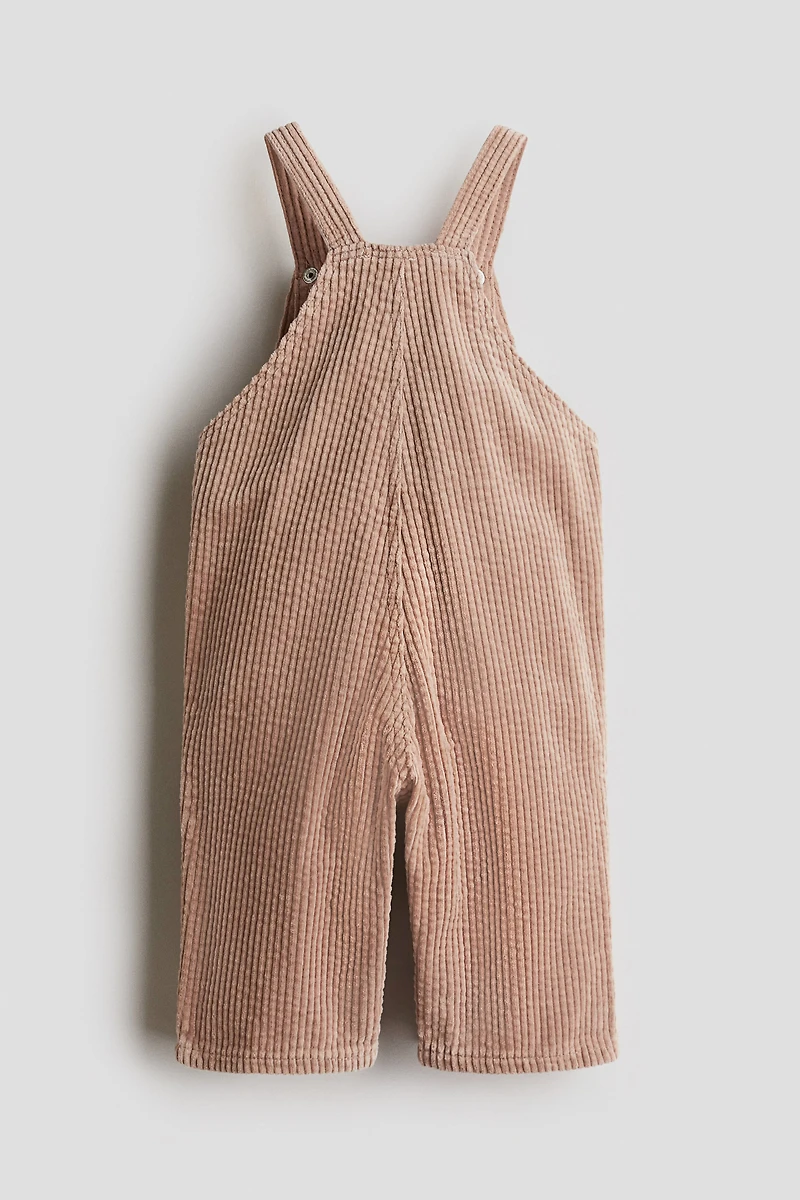 Salopette en velours côtelé