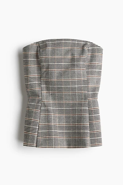 Flared Bustier Top