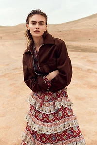 Flounced Tunic Dress