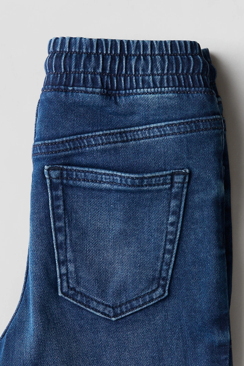 Cotton Denim Joggers