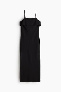 Robe à bretelles fines en mousseline