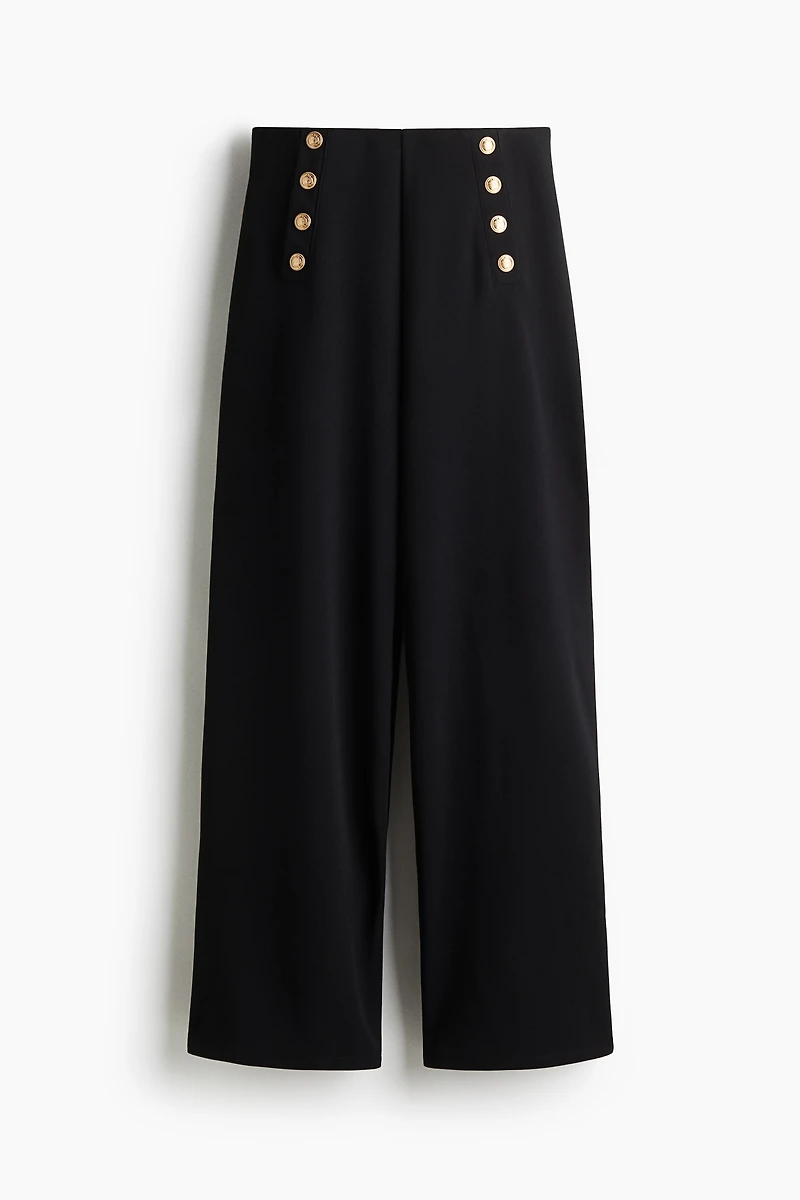Button-front Pants