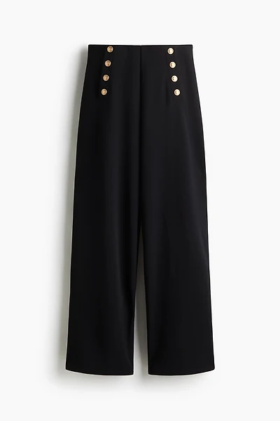 Button-front Pants