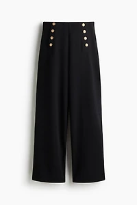 Button-front Pants