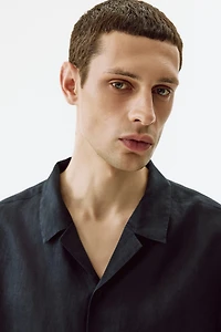 Relaxed-Fit Linen Resort Shirt