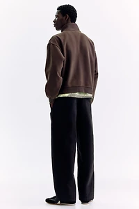 Veste de survêtement carré décontracté