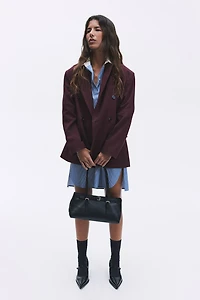 Cotton Twill Shirt Dress