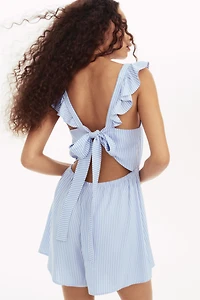 Combi-short avec dos à nouer