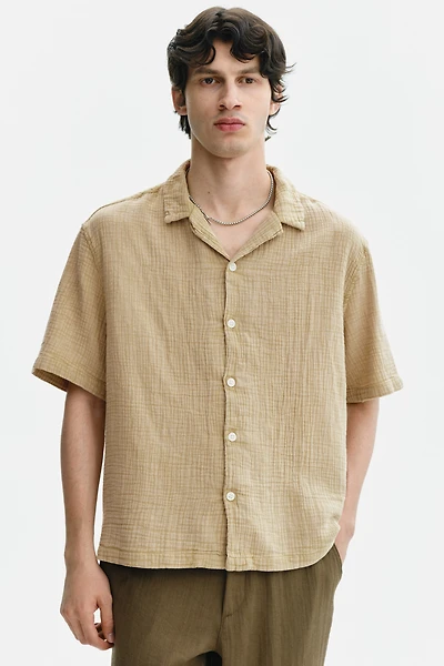 Chemise décontractée en mousseline