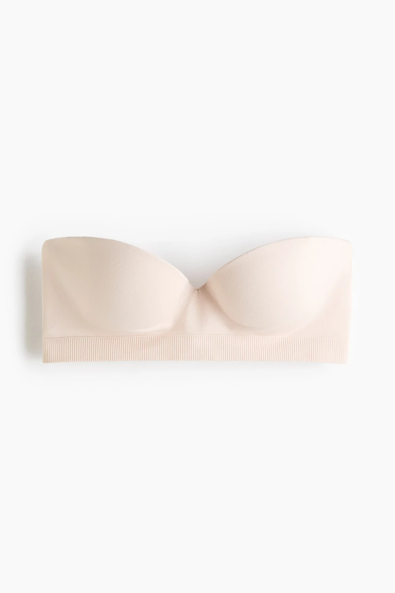 Soutien-gorge balconnet rembourré sans coutures