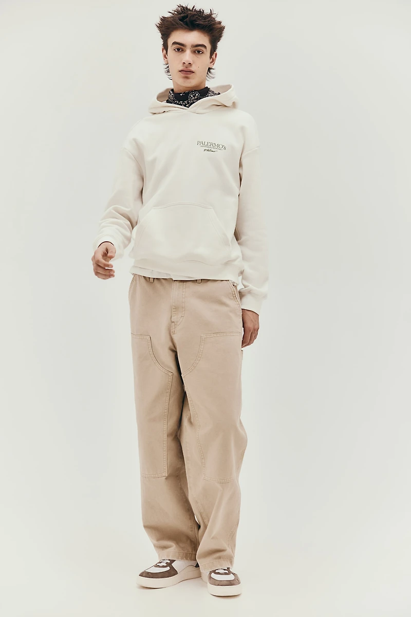 Chandail à capuchon imprimé Coupe Flottante