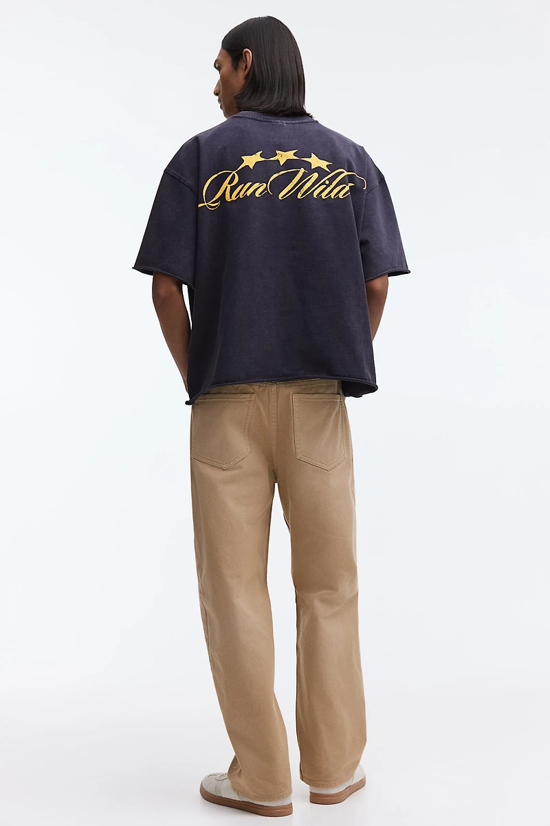 T-shirt carré coupe ample