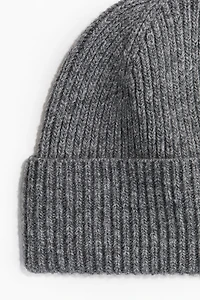 Rib-Knit Wool-Blend Hat